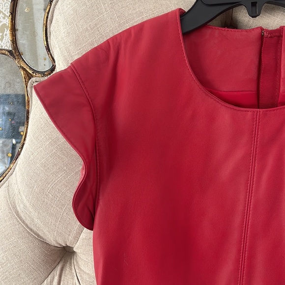 Rachel Zoe ‘Antonia’ Leather Dress - Picture 9 of 12